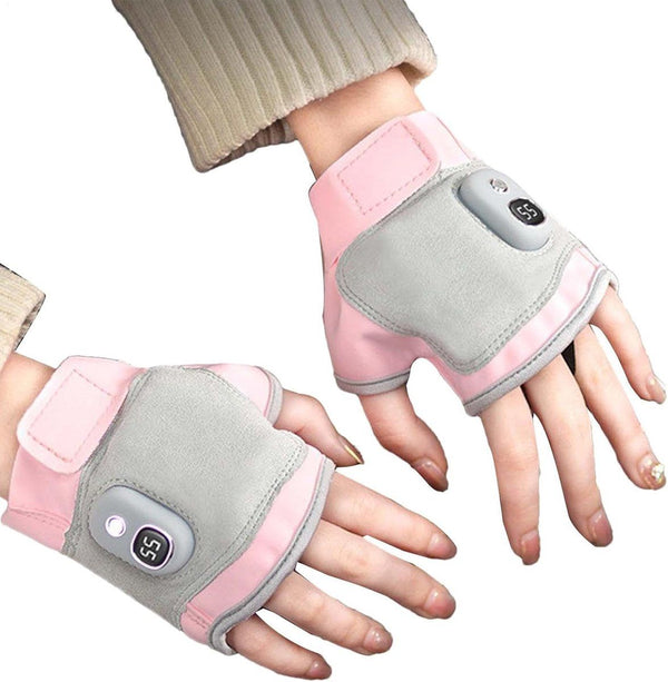 USB Rechargeable Heated Fingerless Gloves