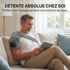 Shoulder Massager with Shiatsu Heat 3 Levels Compression and Vibration for Neck Legs and Shoulders