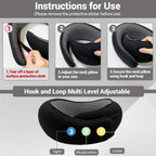 Travel Neck Pillow U-Shaped Memory Cotton for Airplane Sleep and Neck Support Blue