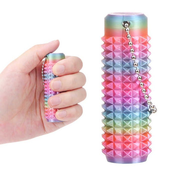 Spiky Fidget Keychain for Anxiety Comfort