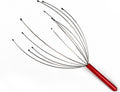 Head Massage Spider - Massage Spider - Manual Head Massage Device - Massage Claw - Red