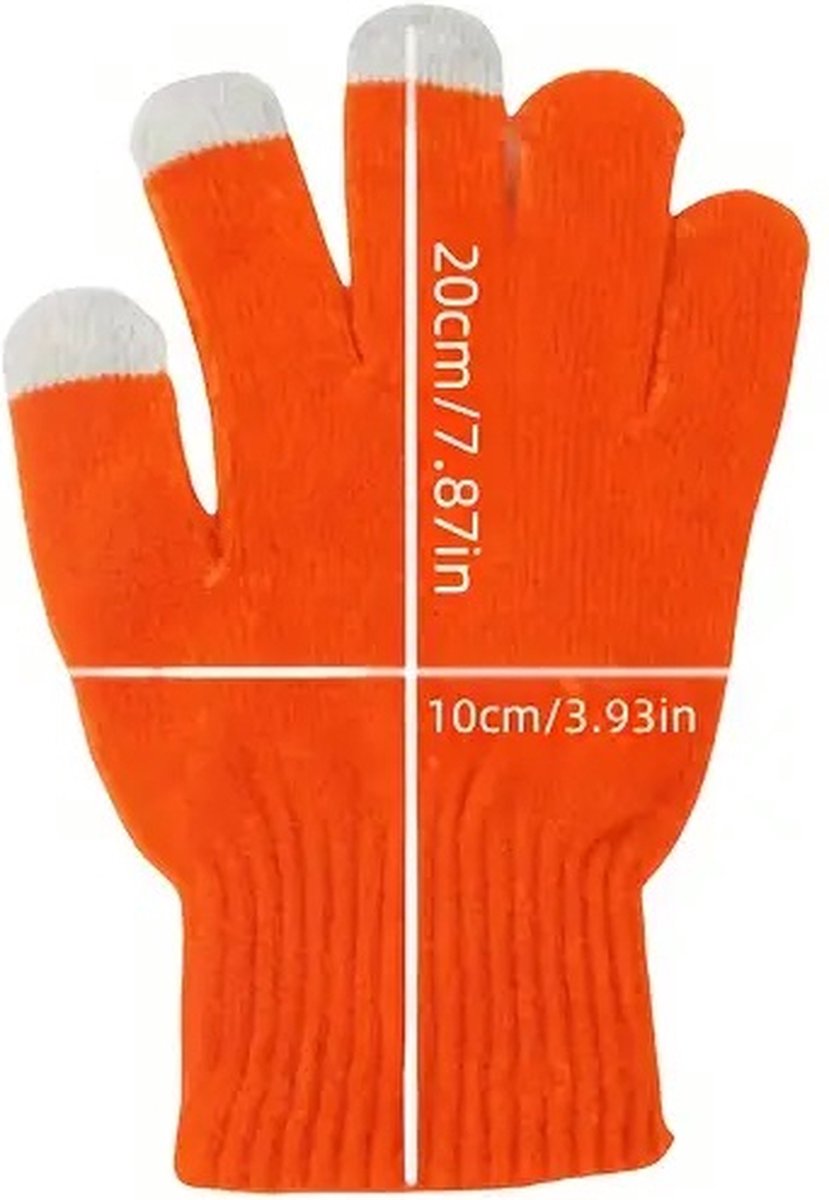 Touchscreen Gloves | Mittens | Touch Tip Gloves | Scandinavian Pattern | Unisex | For Adults | One Size | Green