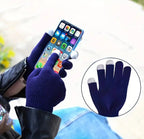 Touchscreen Gloves | Mittens | Touch Tip Gloves | Scandinavian Pattern | Unisex | For Adults | One Size | Green