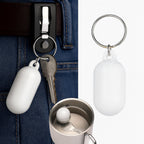 Floating Keychain I ABS I Bumper I Key Driver I Floating I Oval I White
