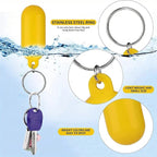 Floating Keychain I ABS I Bumper I Key Driver I Floating I Oval I White