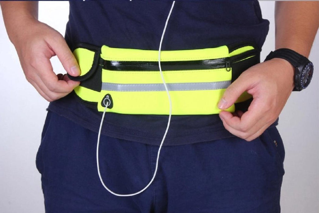 Waist bag - Sports - Fitness - Running - Adults - Neon yellow