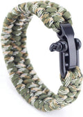Paracord Survival Bracelet I Paracord Survival Bracelet I Extra Strong I Camouflage