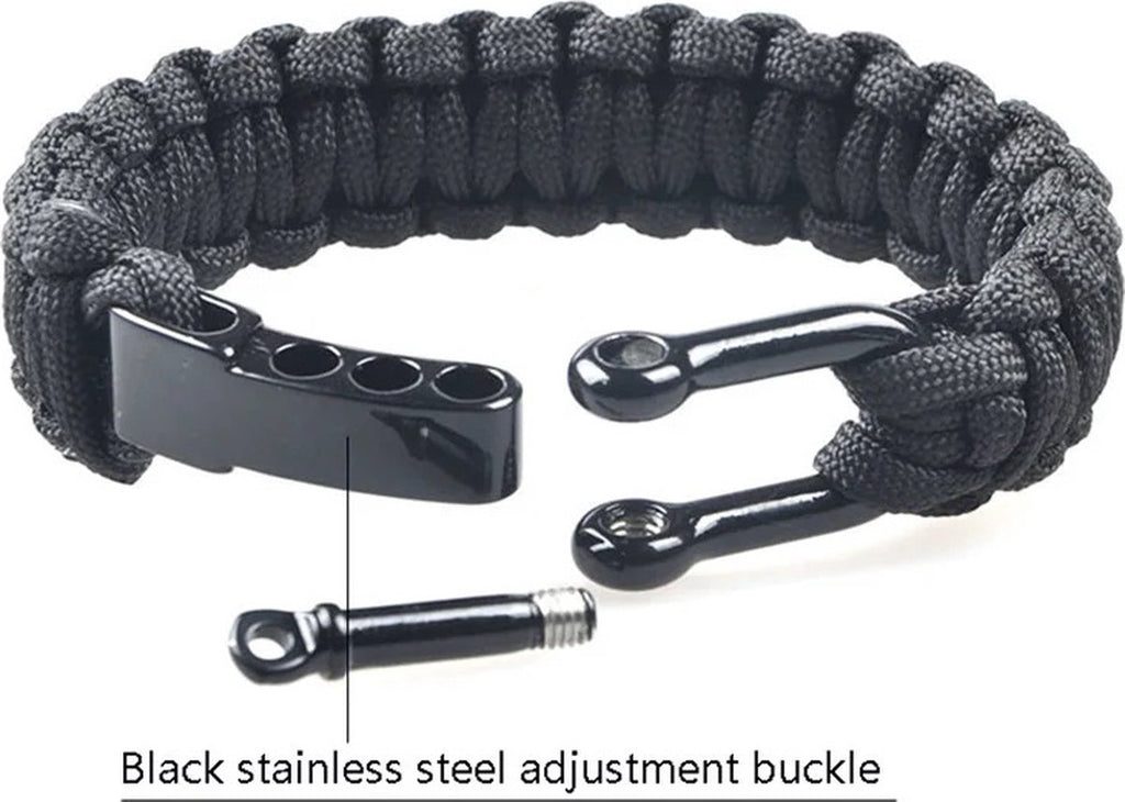 Paracord Survival Bracelet I Paracord Survival Bracelet I Extra Strong I Camouflage