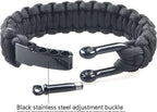 Paracord Survival Bracelet I Paracord Survival Bracelet I Extra Strong I Camouflage