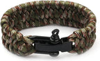 Paracord Survival Bracelet I Paracord Survival Bracelet I Extra Strong I Camouflage