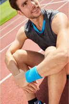 Orange sweatband for wrist