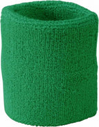 Wristband Set | Sweatband | Sweatbands | Wrist | Sports Bands | 1 Piece | Green