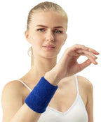 Wristband | Sweatband | Sweatbands | Wrist | Sports band | 1 piece | Blue