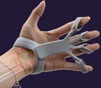Finger Trainer Finger Resistance Band | Finger Stretcher | Hand Trainer | Finger Gripper | Grip Trainer | 5 KG | Black