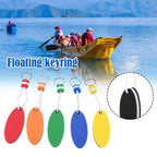 Floating Keychain | EVA Foam | For Large Keyring | Foam | Bumper | Key Float | Oval | Red