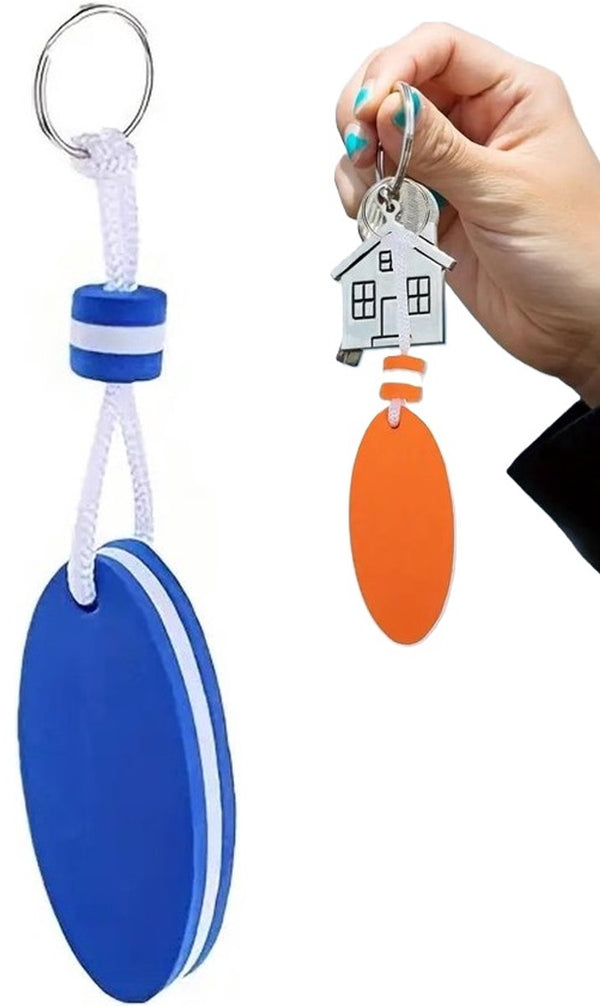Blue Floating EVA Foam Keychain for Large Keyrings