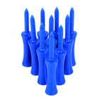 Plastic Golf Tees 100-piece – Blue, 68mm, random color – Golf accessories – Golf set – Golf tee