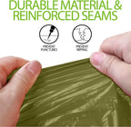 4 pieces - Waterproof survival blanket - Emergency blanket - 125cm*100cm - Reversible - with Hood - Waterproof - Windproof - Portable - Thermal emergency blanket - Rescue blanket - Insulation blanket - Foil Blanket Insulated Survival Blankets