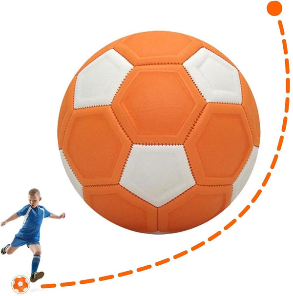 20cm Curve Soccer or Football for Kids - Orange