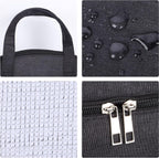 Insulated Lunch Bag - Family Picnic Bag - Reusable Waterproof Lunch Bags - Double Compartment Lunch Bags - Portable Lunch Box - For School Picnic Camping Travel - For Men Women