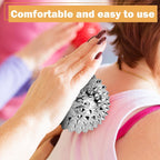 Hedgehog Massage Ball - 6 Pieces - Fitness Ball - Myofascial Ball - Trigger Point Massage Ball - Round Massage Ball for Hands, Feet, and Back - For Self-Massage of Various Parts of the Body - Various Sizes - With Diameter 3.2/4.7cm
