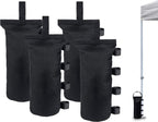 Weights for Pavilion - Waterproof Sandbags for Tent - 4 Pieces - Stand Protection Set - Weight Bag - Sandbags - Thickened Sandbag - Sandbags for Tent - Weight Bags - Party Tent - Weighted Base - ø15cm - Awning/Tent - Windproof - Thick