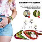 Anti-Mosquito Bracelet - 12 Pieces - Anti-Mosquito Bracelet - Insect-Repellent Wristband - Anti-Mosquito Stickers - Anti-Mosquito - Mosquito Protection - Anti-Mosquito - Mosquito Repellent - Suitable For Children Adults Camping Fishing Trip