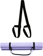 Yoga Strap - Yoga Belt - Yoga Strap - Carrying Strap - Strap For Yoga Mat - Yoga Mat Carrying Strap - Strap For Yoga Mat - For Extra Thick Mat -Workout Gear - For All Mats - Adjustable - Black