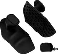 Fitness Strength Training Grips - Rubber Gym Weightlifting Non-Slip Exercise Grips - Breaking Limits Power Grips - Deadlift Straps - Lift Straps - Strength Training - Fingerless Weightlifting Grips - Anti-slip Palm Protectors - 2 Pieces - Black