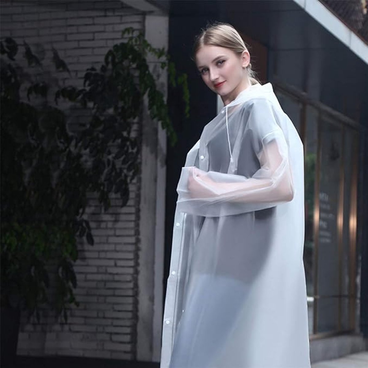 Raincoat - Portable Windbreaker - Professional waterproof windbreaker - emergency raincoat - Ergonomic windbreaker - raincoat - rain - Rainproof - Water-repellent - Foldable - Outdoor - women's men's raincoat - for Daily Use / Travel / Camping - 1 piece