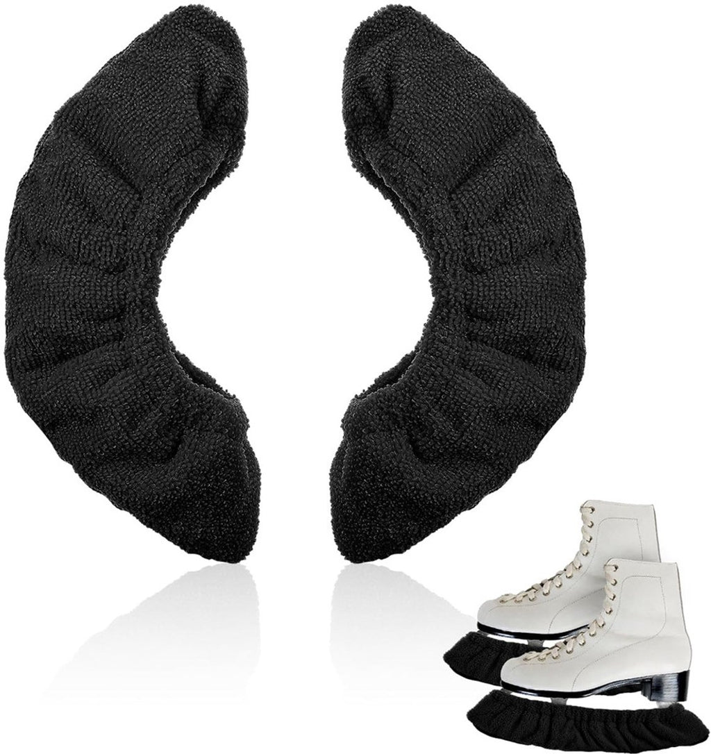Skate guards - Sports skate guards - Skate covers - skate blade protectors - for men and women - sports blade protectors - protective covers - skating accessories - for field hockey skates, figure skates and ice skates - black - S - 30cm