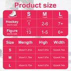 Skate guards - Sports skate guards - Skate covers - skate blade protectors - for men and women - sports blade protectors - protective covers - skating accessories - for field hockey skates, figure skates and ice skates - black - S - 30cm