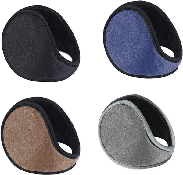 Soft Windproof Ear Warmers with Comfortable Behind-Head Winter Design