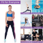 Fitness Elastic Bands - 2 Pieces - Figure 8 Resistance Bands - Resistance Power Band Tube - Fitness Bands - Yoga Resistance Band - Stretch Fitness Band - Resistance Cable - Pull Rope - Chest, Arm and Shoulder Stretch Bands - for Home Training, Strength Tr