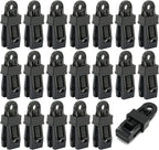 20 pieces - Tent clamps - Tarpaulin clips - Tent clip - tent clip awning clip - camping awning clip - crocodile clips - tarpaulin clip tarpaulin clip - for swimming pools, canopies, caravan awnings, car covers, outdoor tents, canopies and covers - 7.8*2.3