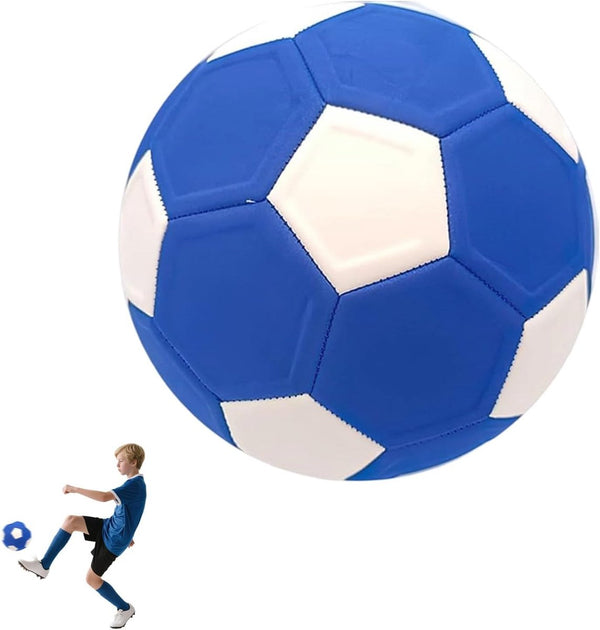 20cm Curve Soccer or Football for Kids - size 4 Blue