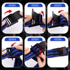 Resistance Bands - Resistance band - Booty bands - Fitness Elastic - Fitness Resistance Bands - Booty bands for training - Blood flow restriction bands - Adjustable BFR training bands - for training your glutes, squat, thighs - Blue