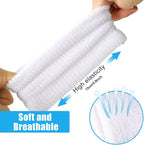 Sports wristband - 2 pieces Sweatbands - Sweatbands - Wrist - Wristbands - Wristbands - wrist headband - sports wristband - sports soft cotton wrist headband - absorbent terry cloth cuff - for gym tennis running basketball - White