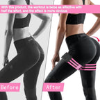 Resistance Bands - Resistance band - Booty bands - Fitness Elastic - Fitness Resistance Bands - Booty bands for training - Blood flow restriction bands - Adjustable BFR training bands - for training your glutes, squat, thighs - Pink