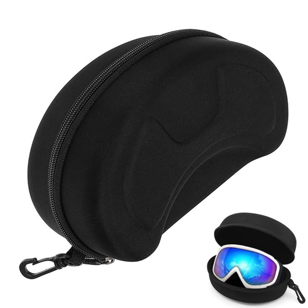 Protective Ski Goggles Storage Case with Hook for Sports Eyewear
