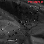 210D Waterproof Table Tennis Table Cover - Table Tennis Table Cover - Waterproof, windproof and UV-resistant - Dustproof - Table Tennis Table Protector - Protective Cover - Foldable Table Tennis Table Cover for Indoor and Outdoor Use - Black - 165×70×185c