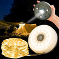 Camping string lights 10M - lights for camper - waterproof - USB rechargeable