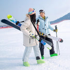 2 x Adjustable Ski Carrier - ski carrier straps - Ski accessories - Snowboard straps - Ski carrying strap - Winter sports ski carrying strap - Ski straps - Sled straps - Portable ski straps - Winter sports - for children and adults