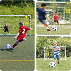 Football Net - Cross Target with Ball Net - Football Goal Net - Football Goal - Target Net - Training Equipment - Football Cross - Football Training - Football Training Equipment - Football Goal Net - for precision training - 45*60 cm - yellow