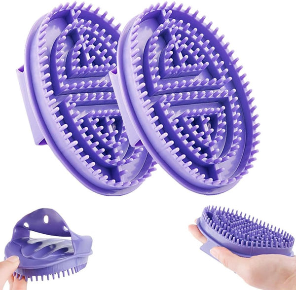 Body Scrub Bath Body Brush SPA Massager - Purple
