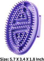 pieces - Massage Brush - Meridian Pressure Brush - Dry Brushing - Essential Oil Brush - Bath Brush - Body Scrub Bath Body Brush - SPA Massager - for Meridian Scalp Full Body Relaxation Massage, relieves muscle tension - Purple