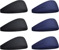 pieces - Headband - elastic sports headbands - sports headbands - for men and women - moisture-wicking hairband - for sports, fitness and running - 23*9 cm - black and blue