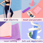 4 pieces - fitness resistance bands - yoga tension bands - elastic resistance bands - resistance bands - training bands - stretch band - exercise bands - strength training - yoga band - adjustable - for physiotherapy, yoga and pilates - 150*15 cm