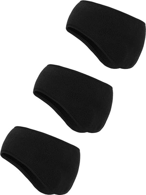Black Winter Earmuffs with Comfortable Headband for Outdoor Sports