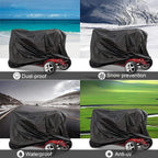 Electric Scooter Cover - Oxford Fabric 210D Electric Scooter Cover - Waterproof Scooter Cover - Dustproof - Snowproof - Sunproof - Rainproof - Protective Cover - Black - 170×61×117 cm